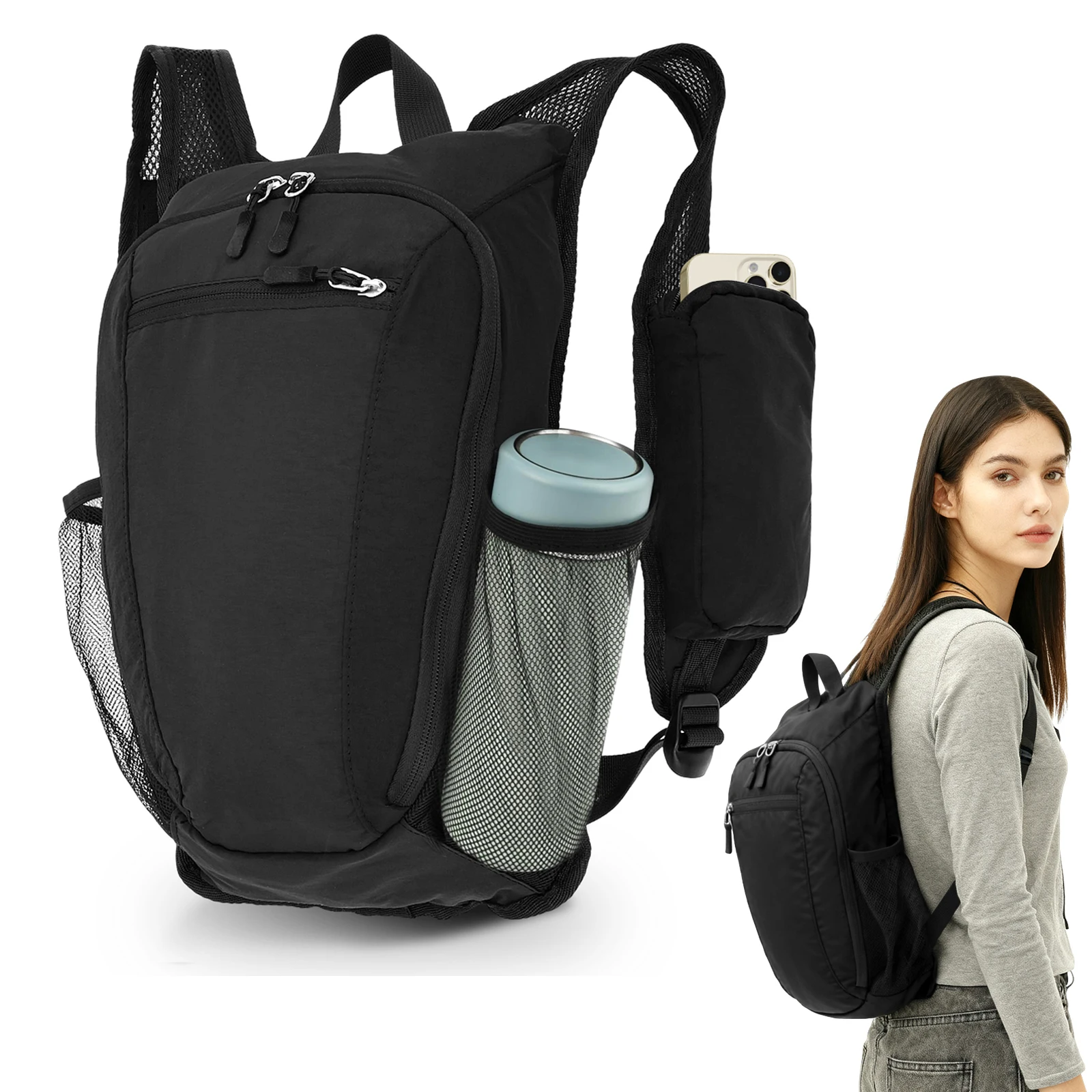 10L Small Hiking Backpack Trav - Foldable Backpack Small recension och pris