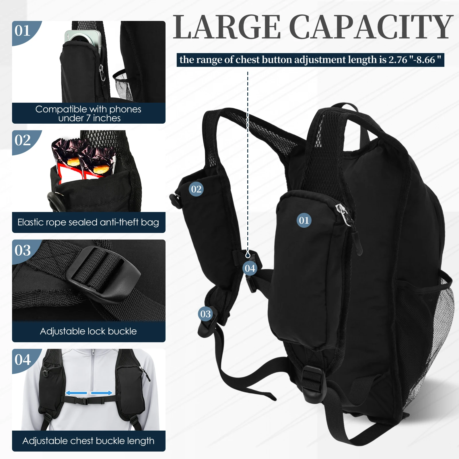10L Small Hiking Backpack Trav - Foldable Backpack Small recension och pris