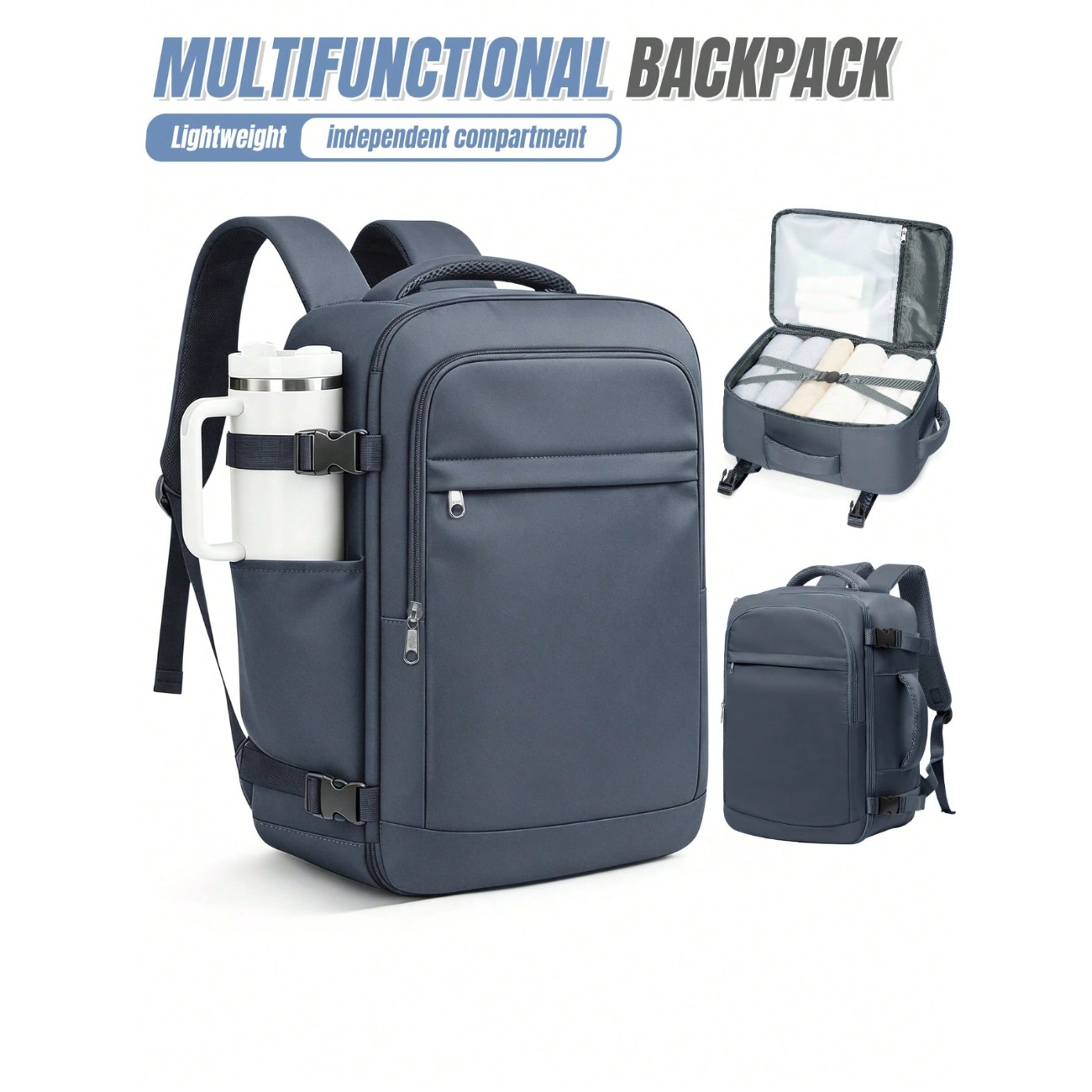 Lightweight Large Capacity Tra - Laptop Backpack 15.6 recension och pris