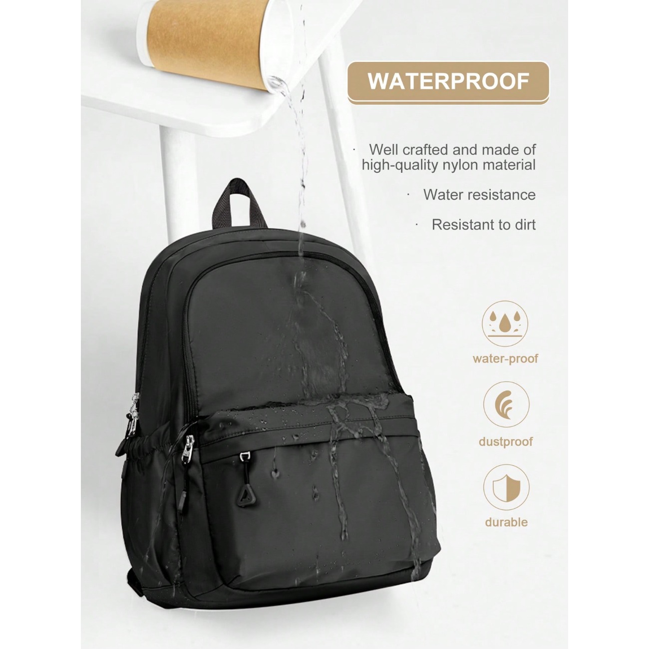 Middle School & High School St - Laptop Backpack 15.6 recension och pris