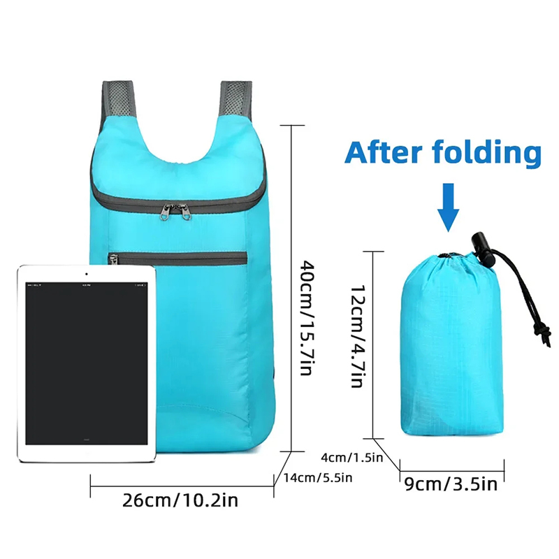Men's and Women's Outdoor Spor - Foldable Backpack Small recension och pris